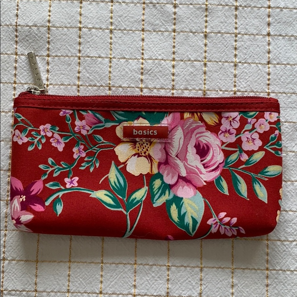 Allegro Pacific Basics Floral Zipper Makeup Case